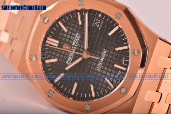 Audemars Piguet Perfect Replica Royal Oak Watch Rose Gold 15400or.oo.1220or.02 (EF)